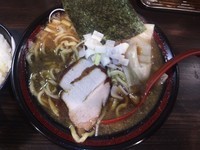 「煮干しそば　中盛り　ライス」@すごい煮干ラーメン凪 渋谷東口店の写真