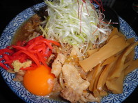 「肉そば・コッテリ８８０円＋メンマ（クーポン）」@麺屋蕪村 肉の写真