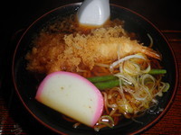 「天ぷらそば」@豊年屋の写真