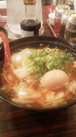 「朝味玉ラｰメン」@らーめん粋家 上野店の写真