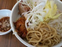 「【２０１２．２　限定】　汁なし　￥850」@中華そば 伝堂の写真