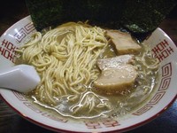 「【夜の部限定】アジソバ（大、玉葱抜）、750円（＋100円）」@中華ソバ 伊吹の写真