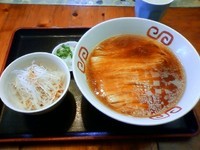 「かけそば+辛味ねぎ」@麺や食堂 本店の写真