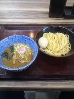 「つけめん、味玉（６３０＋１００円）」@舎鈴 プレナ幕張店の写真