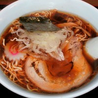 「ラーメン（並 600円）＋麺硬め」@ラーメンおざくの写真