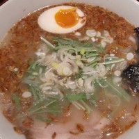 「桜えび塩らー麺」@ramen cafe らめんぬの写真