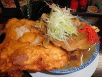 「特製肉そば・コッテリ６４０円＋海苔（クーポン）」@麺屋蕪村 肉の写真