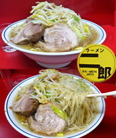 「麺マシ 大ラーメン 750円（ヤサイマシマシ）」@ラーメン二郎 西台駅前店の写真