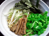 「黒+大(480+100円)」@麺爺あぶら 早稲田店の写真