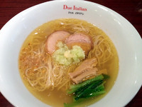 「塩(780円)」@黄金の塩らぁ麺 due Italian 市ヶ谷店の写真