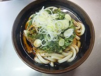 「春菊天うどん(かけそば回数券＆春菊天単品130円)」@喜多そば 柏2号店の写真