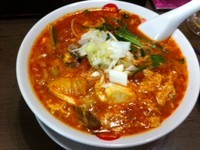 「太陽のトマト純豆腐ラーメン」@太陽のトマト麺 福島駅前支店の写真