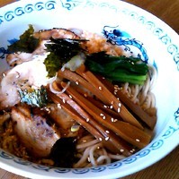 「とり油そば」@烏の灯の写真