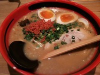 「えびみそ750円 （太麺・あじわい）＋味玉150円」@えびそば一幻 総本店の写真
