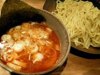 「辛味味玉つけ麺（中盛）」@つけ麺屋 やすべえ 秋葉原店の写真