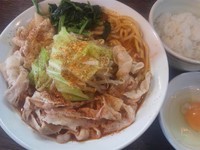 「【3月限定】辛味噌らーめん￥800+ライスセット￥100」@伝家 志木店の写真