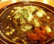 「焼きチーズハンバーグカレードリア　880円」@デニーズ 日立成沢店の写真