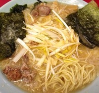 「ネギラーメン580円カタメ」@ラーメンショップ 牛久結束店の写真