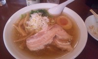 「塩ラーメン＋ビール」@UNDER GROUND RAMENの写真