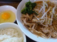 「【3月限定】辛味噌らーめん　800円＋ライスセット100円」@伝家 志木店の写真