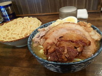 「もり野菜　麺量普通　ニンニクアブラ」@東池袋大勝軒 八王子店の写真