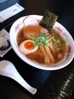 「アゴサンマ煮干らぁめん」@龍のひげの写真