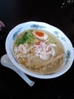 「しゃも塩らぁめん」@龍のひげの写真