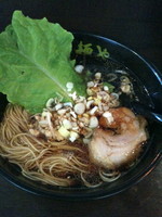 「鶏ガラしょうゆ(細麺) ￥600」@麺や 神音の写真