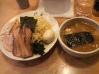 「スペシャルつけめん・中」@手打ちつけ麺 欣家の写真