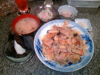 「長崎皿うどんセット500円」@パブ 奈良の写真