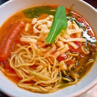 「ピザらぁ（２０食限定／１日）￥１０００」@麺 やまらぁの写真