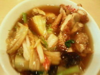 「たっぷり野菜と油淋鶏あんかけラーメン 924円」@中華レストラン 双囍亭 郡山店の写真