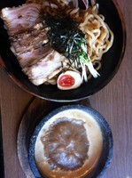 「濃厚焼豚つけ麺　１０４０円」@中華そば みやこ家の写真