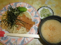 「つけめん（みそ熱だれ）　５００円」@会席食堂 にしざわの写真