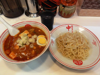 「冷し五目蒙古タンメン（麺半分）」@蒙古タンメン 中本 大宮店の写真