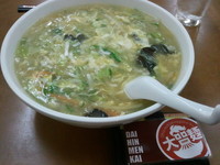 「野菜入り汁そば（682円）」@中国大連家庭料理 金春 本館の写真