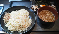 「築地　つけ麺（大盛り）」@和風創作拉麺 天雷軒 築地駅南店の写真