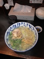 「鶏そば」@自家製麺 鶏そば 三歩一の写真