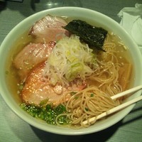 「煮干塩（大盛／細麺／チ：炭火＆直火）」@喜乃壺の写真