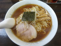 「正油らーめん(大盛)+チャーシューまぜごはん(700円)」@中華そば みのやの写真