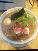 「軟骨えびそば（味玉トッピング）」@麺屋 白神の写真