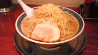 「角ふじ麺大盛・にんにくなし（７００円）」@前勝軒の写真