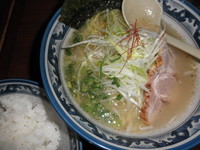 「小樽塩＋ライス　「670円＋110円」」@小樽らーめん 豆の木 備後店の写真