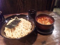 「辛つけ麺大盛り ￥730」@つけ麺処 つぼや 梅田店の写真