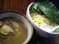 「つけそば（大、ネギ抜き）＋のり、850円＋100円」@中華そば 伝堂の写真