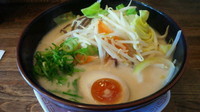 「味噌野菜ラーメン(麺硬め)640円」@博多金龍 門前仲町店の写真