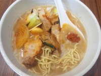 「【3月限定】ネギ爆らーめん ￥750+替え玉 ￥100」@中華そば 伝堂の写真