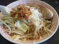「ふじ麺＋味玉（野菜少なめ）800円」@景勝軒 前橋総本店の写真