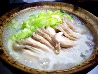 「土鍋とり塩らーめん（ネギ抜き）、750円」@らーめん・つけ麺 睡 大虎の写真