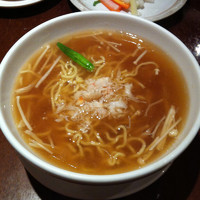 「状元特製 蟹肉入りフカヒレつゆそば」@Shanghai Dining 状元樓 自由が丘店の写真